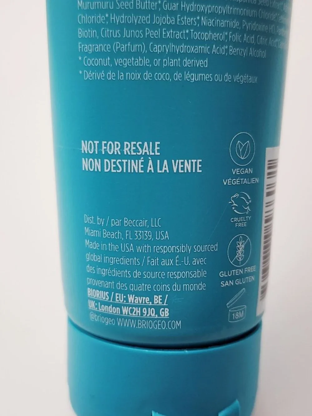 Briogeo Style Treat Yuzu Plum Oil Soft Power Air Dry Hair Cream Anti Frizz 4 oz